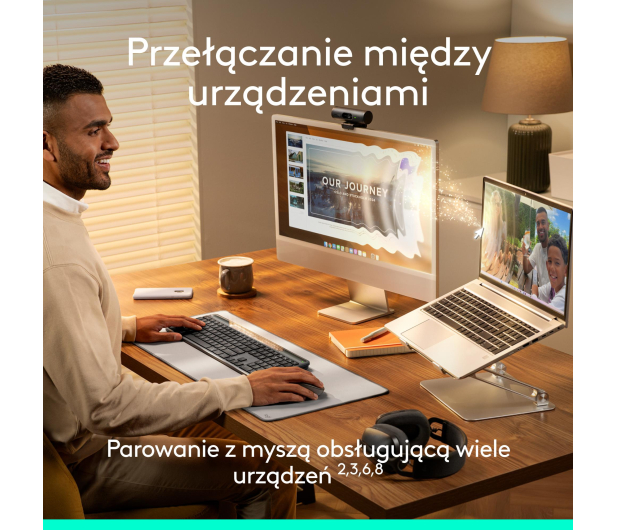 LOGITECH K980 Signature Slim Solar+ 920-013764 - 1367125 - zdjęcie 11
